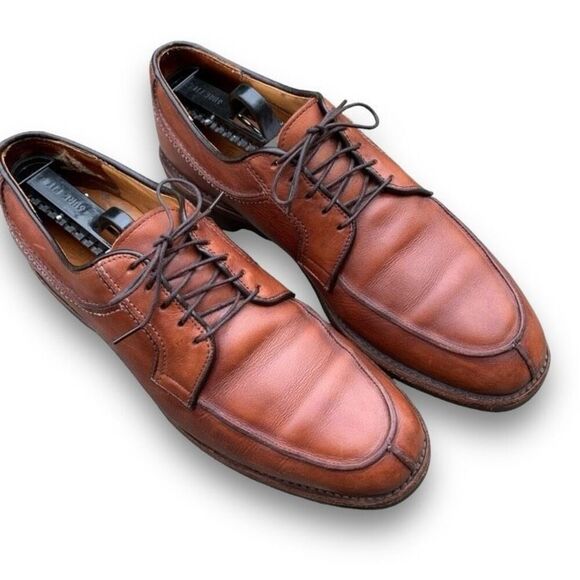 Allen Edmonds Handcrafted Brown Leather Shoes Business Casual Made in USA size 9 - Picture 5 of 15